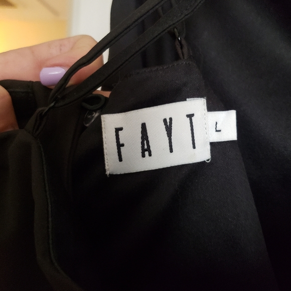 Square neck dressy crop top L - Picture 3 of 3